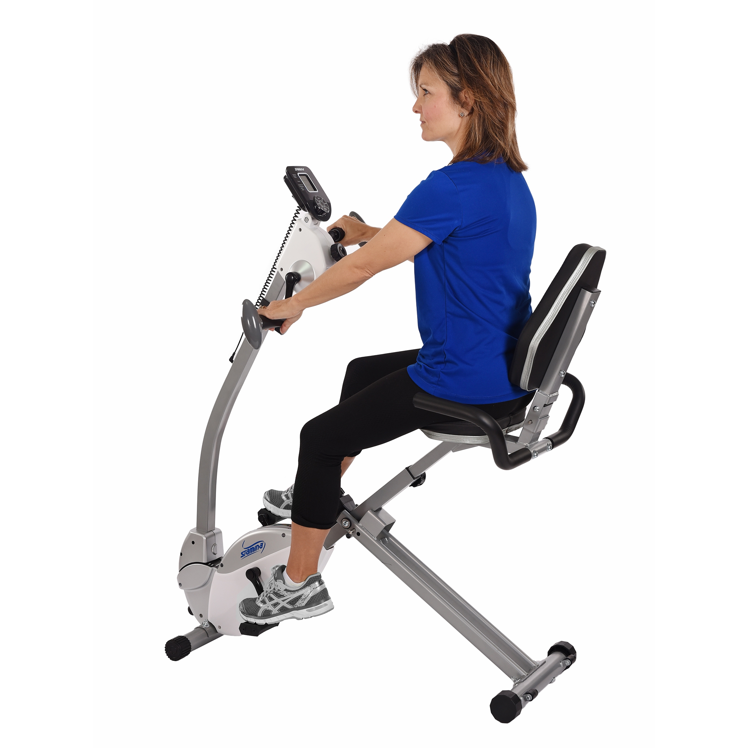 Stamina Recumbent Exercise Bike with Upper Body Exerciser
