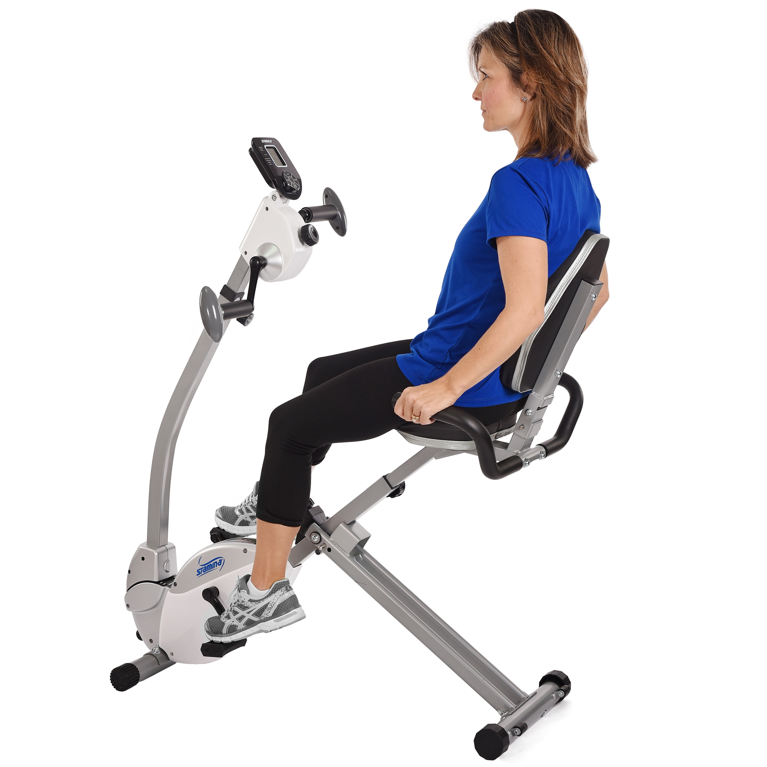 Stamina Recumbent Exercise Bike with Upper Body Exerciser