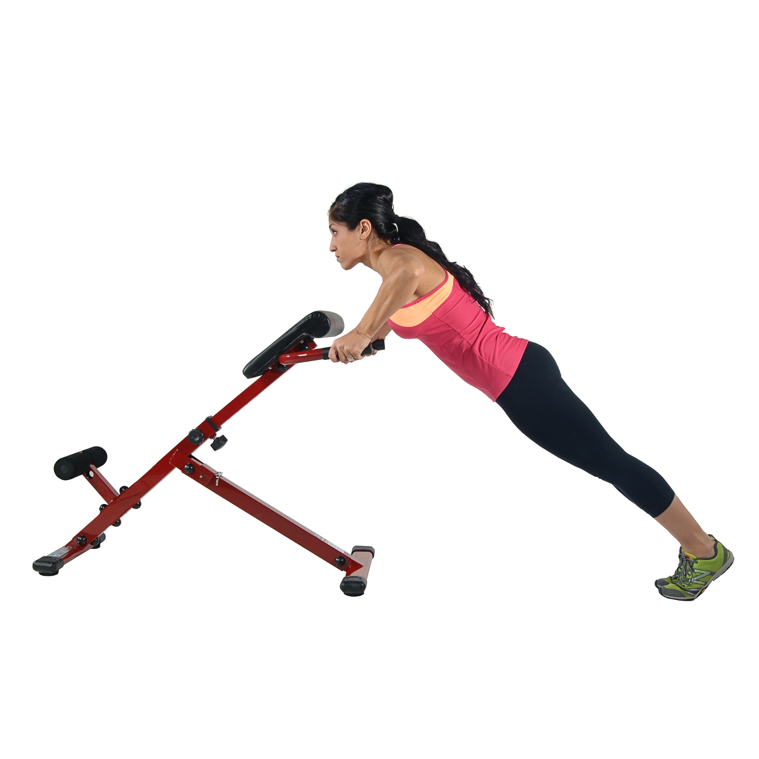 Woman push up on Stamina X Hyper Bench