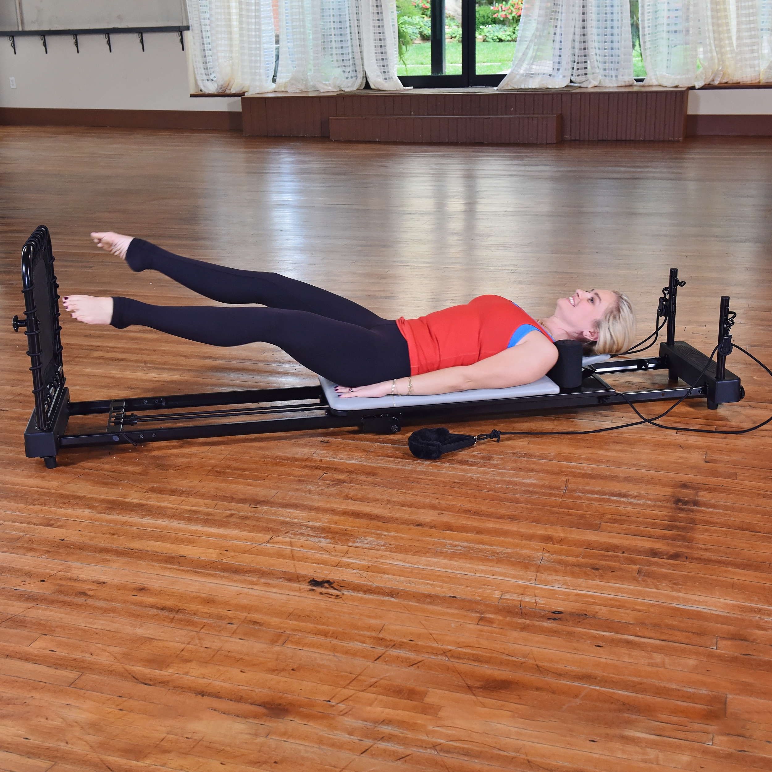 Performing exercise on Aeropilates for Healthy Heart Cardio.