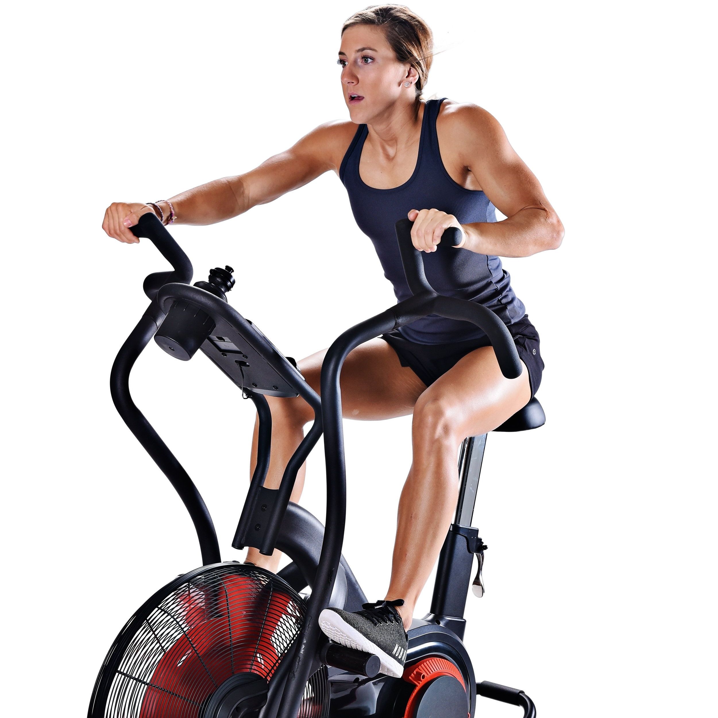 Woman cycling on Stamina X Air Bike.
