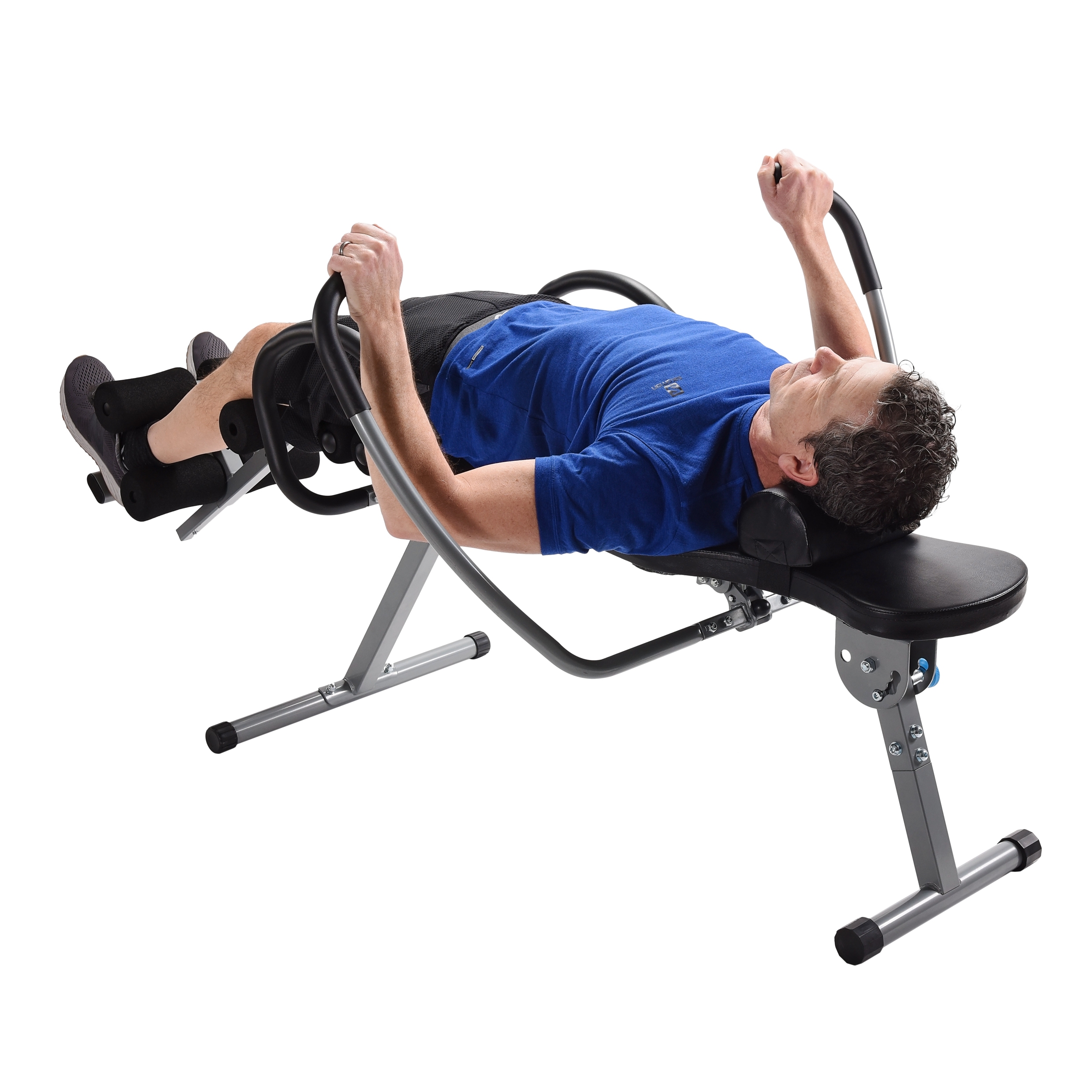 Man workout his upper body with Stamina Active Aging EasyDecompress Pro