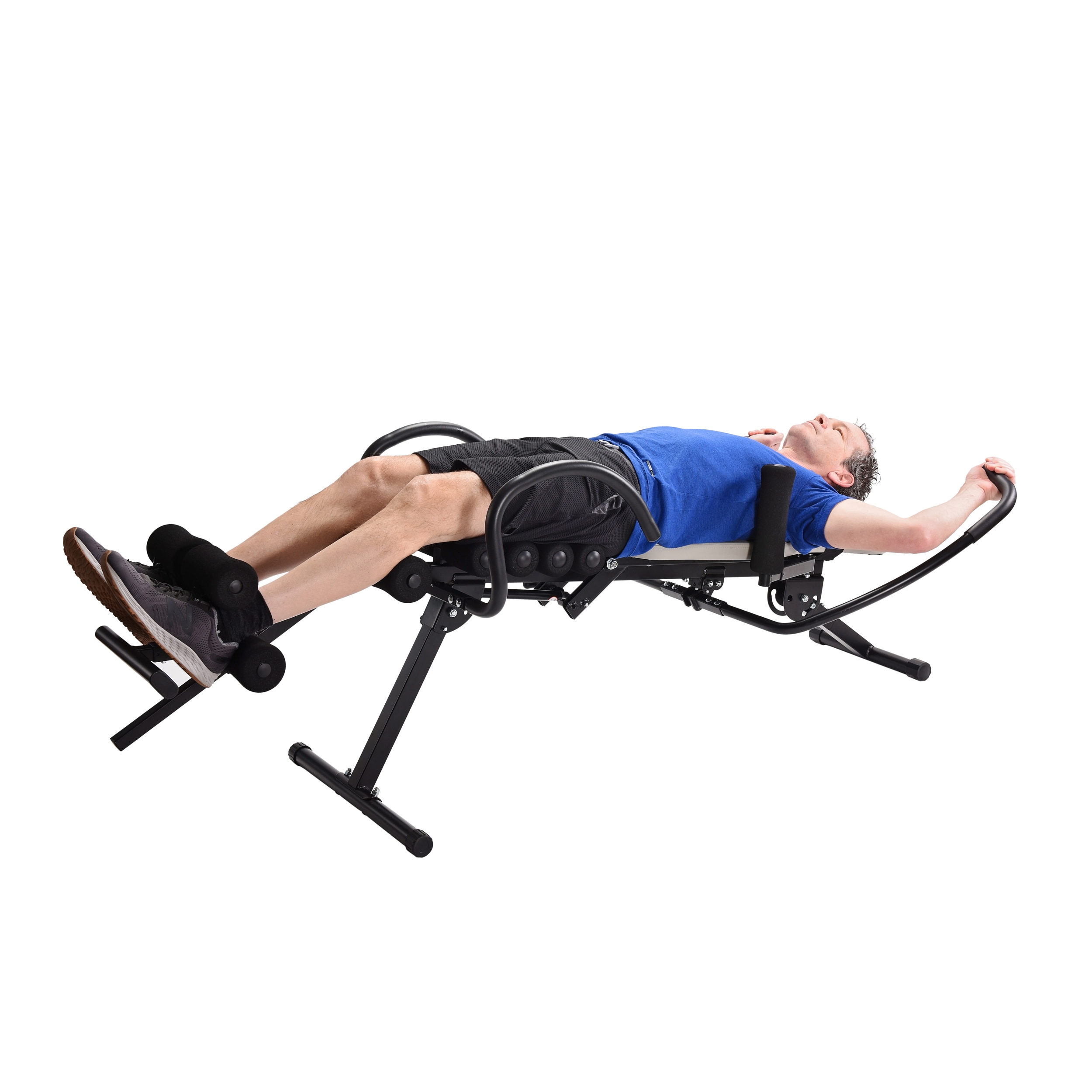 Man exercising on Stamina Active Aging EasyDecompress Pro