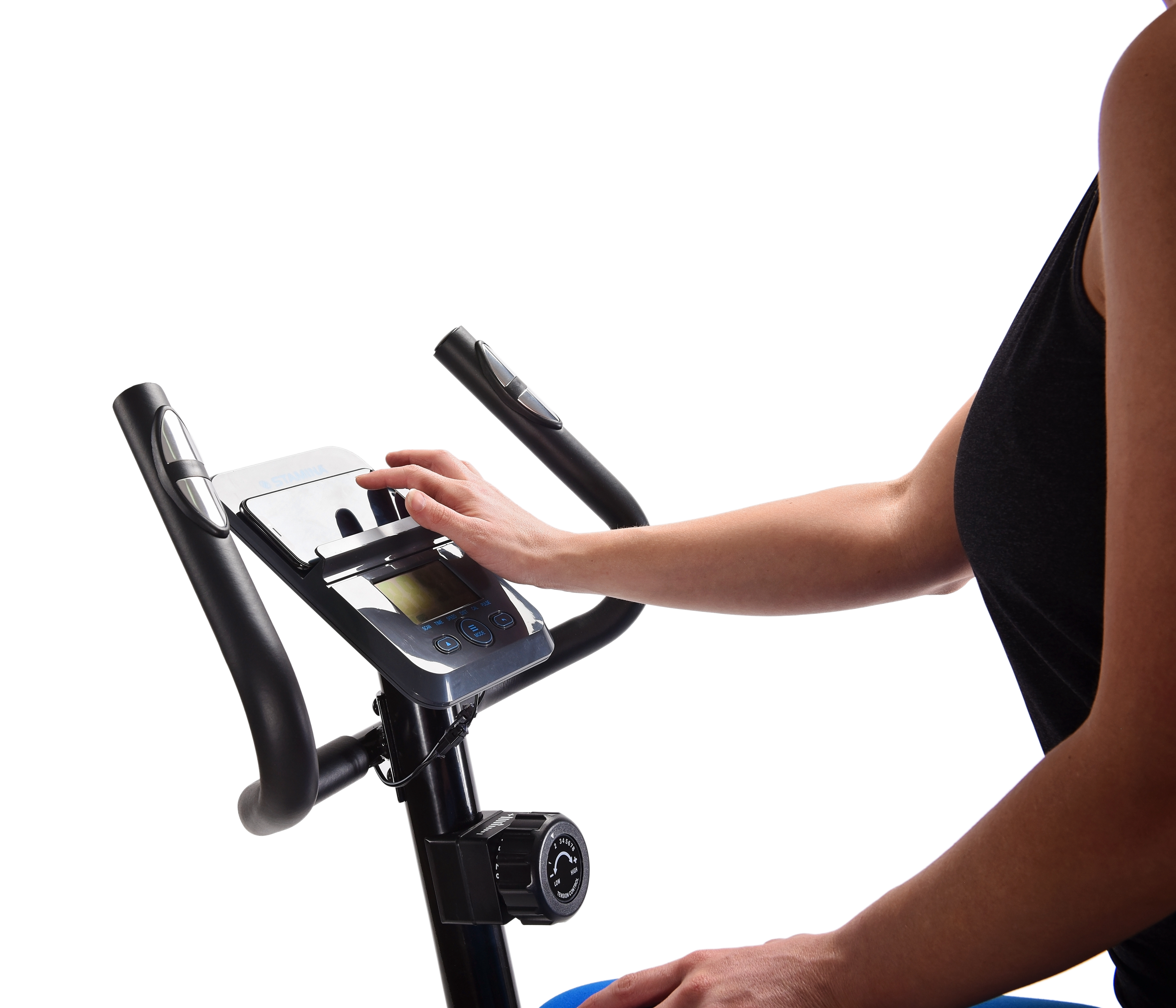 Stamina Upright Exercise Bike 1308 fitness monitor