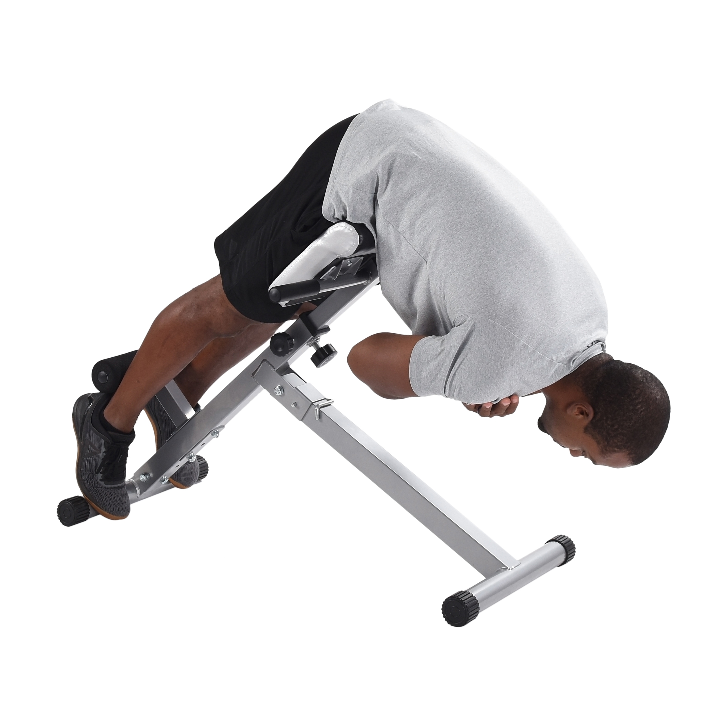 Man workout on Stamina Hyperextension Bench 2014